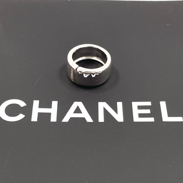 CHANEL Ring Silver925 Silver logo